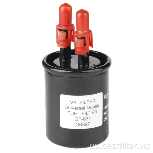 Separador de agua de filtro de combustible de excavadora personalizable GF-831 G6397
